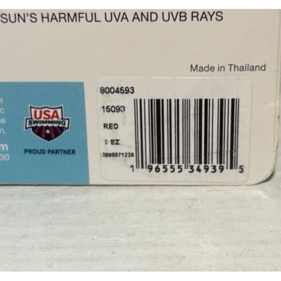 Kids Speedo Sonic Swim Goggles Recreation Ages 3-6 Anti-Fog UV Protection Red - Picture 3 of 4